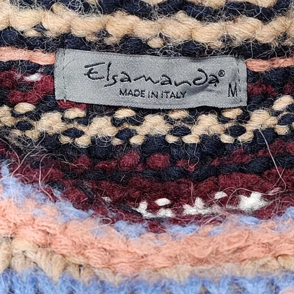 *SOLD* | ELSAMANDA | Italian Wool Sweater | Medium | Anthropologie - Picture 3 of 9